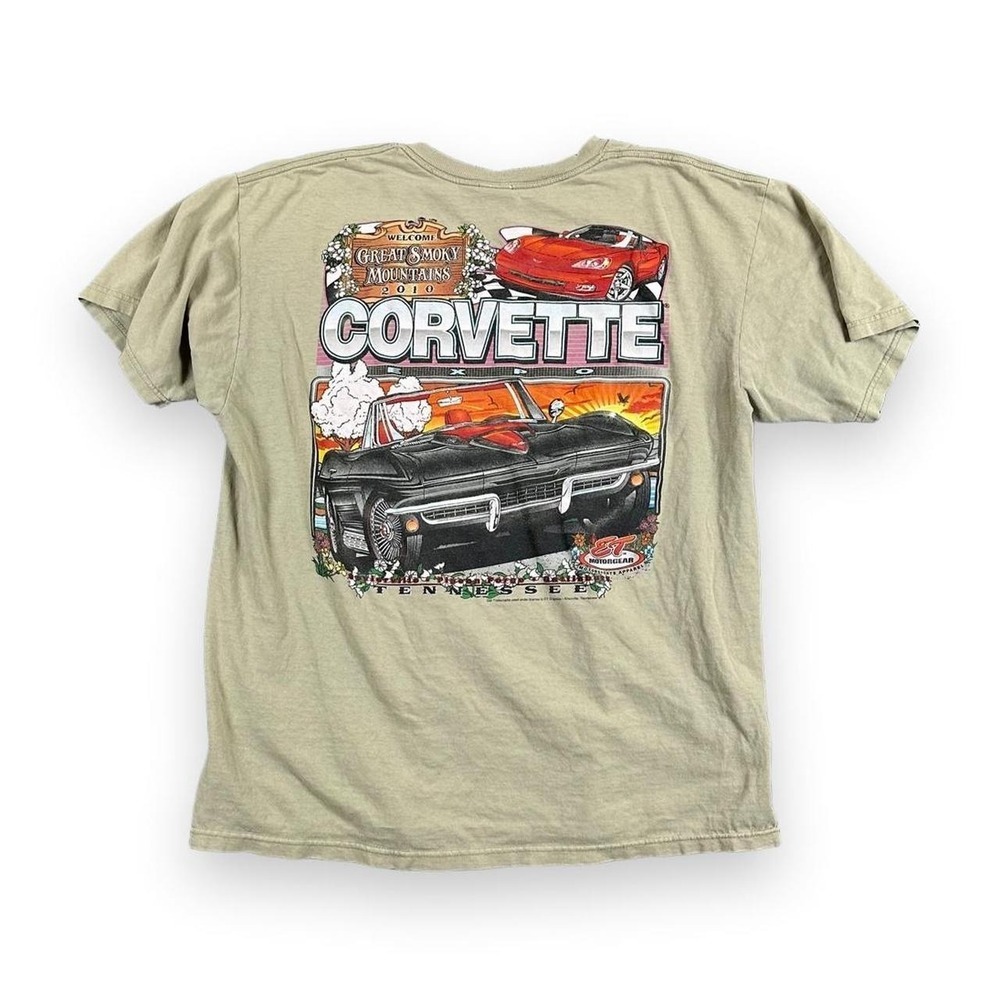 Anvil Corvette Expo 2010 Graphic Tee Mens XL
